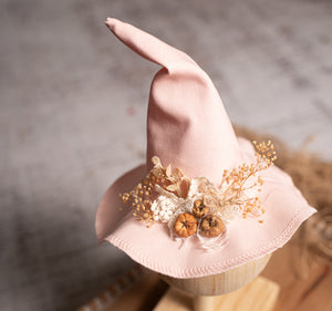 Blush Boho Witchy Hat