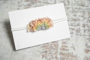 Ruffle Rainbow Tieback