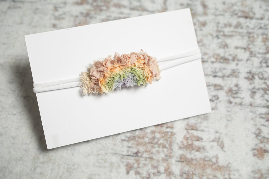 Ruffle Rainbow Tieback