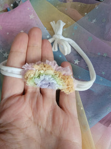 Ruffle Rainbow Tieback