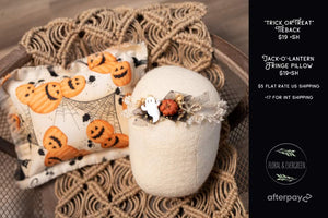 "Trick or Treat" Tieback